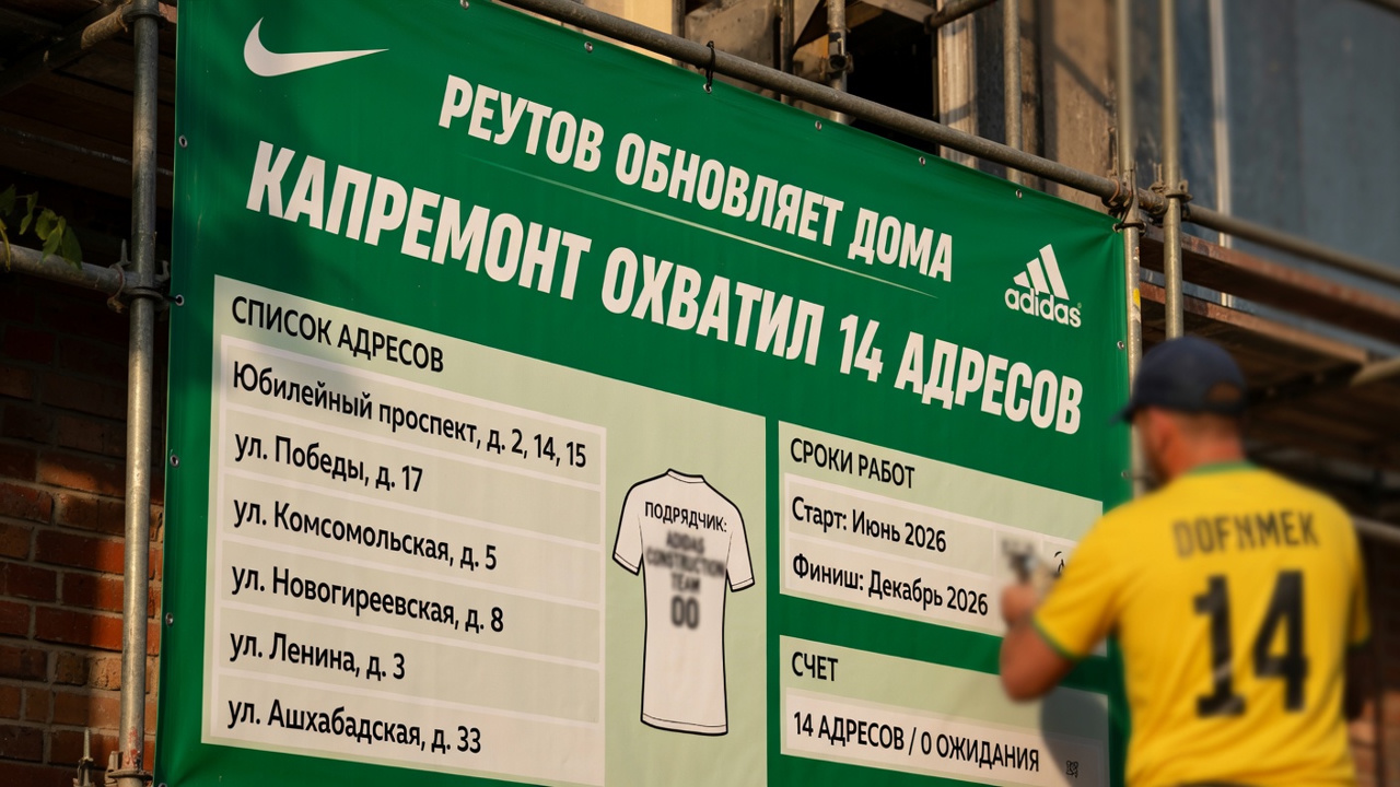 Реутов обновляет дома. Капремонт охватил 14 адресов